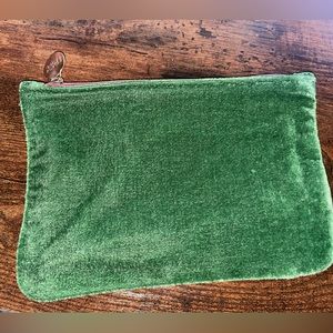 Velvet material ipsy pouch